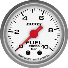 Manômetro ODG Drag Fuel10 BAR 52 mm
