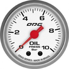 Manômetro ODG Drag Oil10 BAR 52 mm